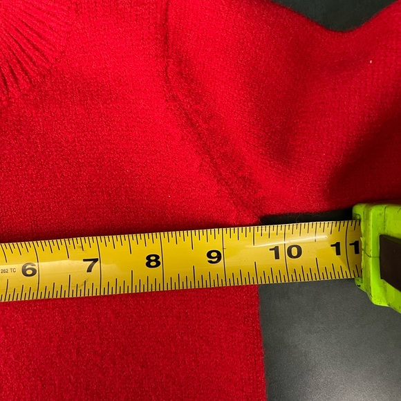 Toddler Girl Red Sweater Dress EUC - Picture 6 of 8